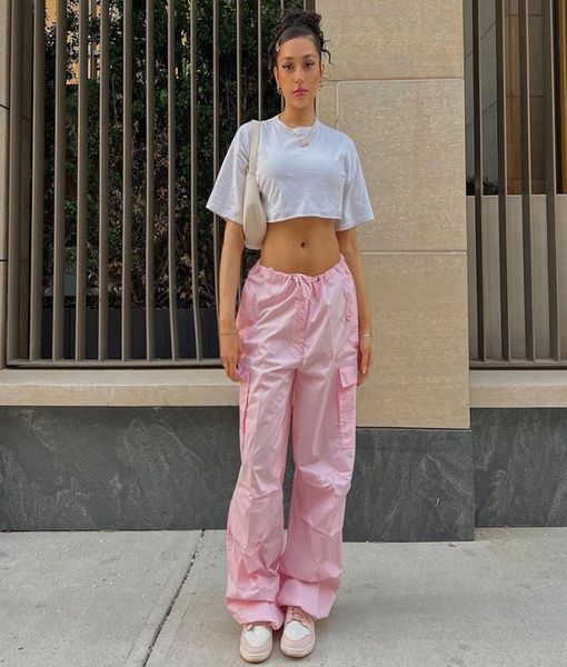 y2k clothing oversized drawstring low waist parachute loose fit sweatpants trousers women jogger cargo pants streetwear outfits 229279882, Black;white
y2k clothing oversized drawstring low waist parachute loose fit sweatpants trousers women jogger cargo pants streetwear outfits 229279882, Black;white