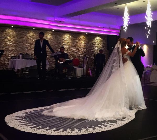 bridal long lace cathedral wedding veil 3 m meter accessories white ivory voile mariage mantilla muslim vail velos de novia5231458, Black
bridal long lace cathedral wedding veil 3 m meter accessories white ivory voile mariage mantilla muslim vail velos de novia5231458, Black
