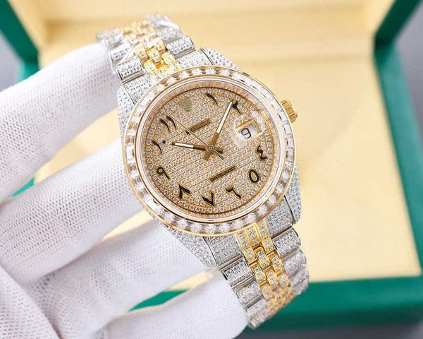 rolx bust down watches datejust full diamond watch ok02 mechanical movement watches for men 41mm montre de luxe homme with box, Slivery;brown
rolx bust down watches datejust full diamond watch ok02 mechanical movement watches for men 41mm montre de luxe homme with box, Slivery;brown
