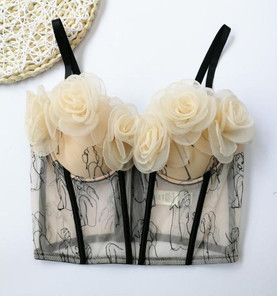 women039s tanks camis cupnaya flower aqqliques women sweet gauze crop push up bustier corset bralette inside camisol7763300, White
women039s tanks camis cupnaya flower aqqliques women sweet gauze crop push up bustier corset bralette inside camisol7763300, White