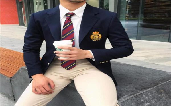 men039s suits blazers suit jacket korean style british college gentleman fashion badge design dark blue blazer22836933342959, White;black
men039s suits blazers suit jacket korean style british college gentleman fashion badge design dark blue blazer22836933342959, White;black