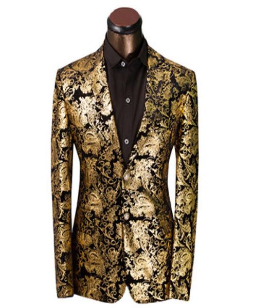 whole2016 brand clothing luxurious gold suits mens printing blazer casual floral jaqueta de luxo blazer jackets for men7084743, White;black
whole2016 brand clothing luxurious gold suits mens printing blazer casual floral jaqueta de luxo blazer jackets for men7084743, White;black