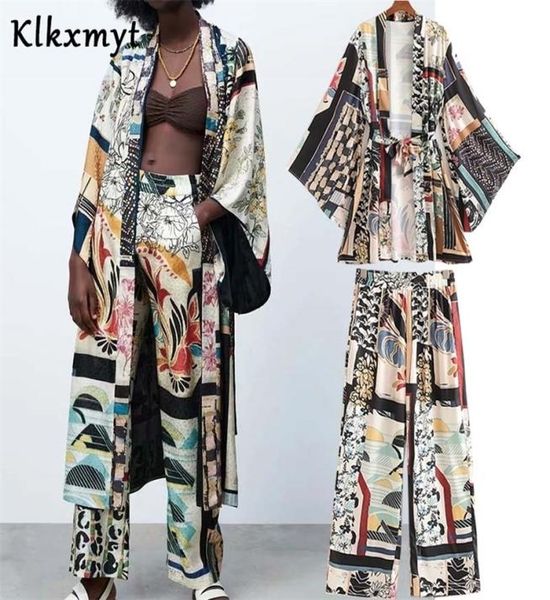 klkxmyt za 2pcs sets women kimono shirts trousers summer fashion printed long sleeve blouse female pants casual 2202211690135, White
klkxmyt za 2pcs sets women kimono shirts trousers summer fashion printed long sleeve blouse female pants casual 2202211690135, White