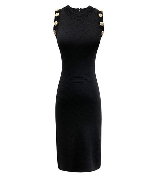 designer luxury women milan runway dresses sleeveless o neck lion head button female slim midi long sheath bodycon party club4423040, Black
designer luxury women milan runway dresses sleeveless o neck lion head button female slim midi long sheath bodycon party club4423040, Black