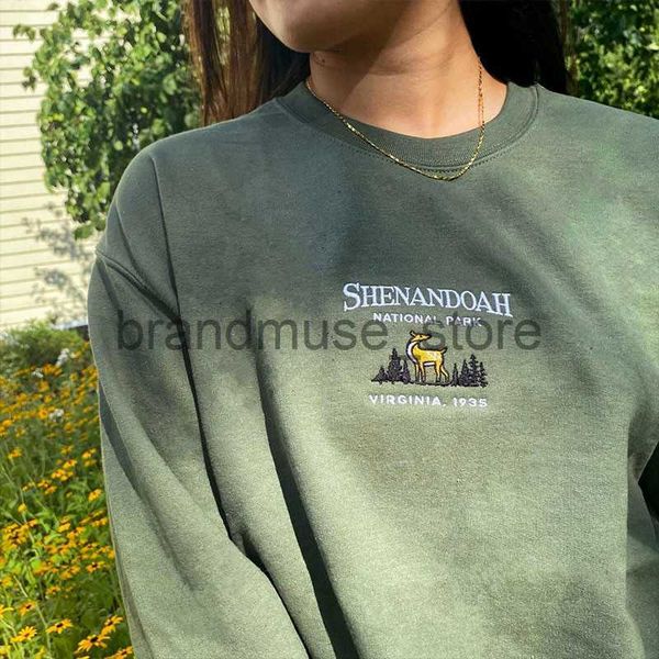 womens hoodies sweatshirts shenandoah national park vintage style sika deer embroidered sweatshirts long sleeve loose autumn thick clothes p, Black
womens hoodies sweatshirts shenandoah national park vintage style sika deer embroidered sweatshirts long sleeve loose autumn thick clothes p, Black