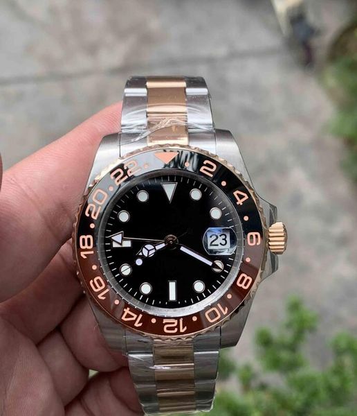 mens watch automatic mechanical 40mm 904l steel 126710 blue black alloy bezel gmt calendar sapphire glass super watchet luxe gift-03, Slivery;brown
mens watch automatic mechanical 40mm 904l steel 126710 blue black alloy bezel gmt calendar sapphire glass super watchet luxe gift-03, Slivery;brown