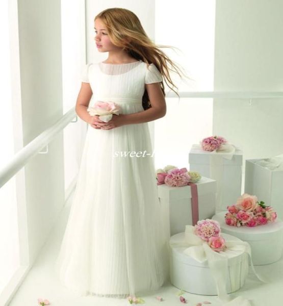 lovely wedding flower girl dresses a line bateau with short sleeves tulle custom made little baby kids communion dress1623876, White;blue
lovely wedding flower girl dresses a line bateau with short sleeves tulle custom made little baby kids communion dress1623876, White;blue