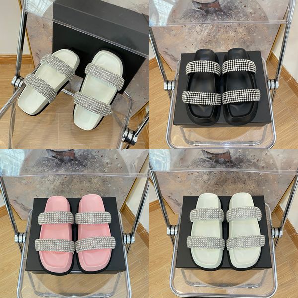 2023 alex high heel wedges slippers women luxurys aw platform sandals wang foam square toe diamond thick bottom beach shoes elevate pool sli, Black
2023 alex high heel wedges slippers women luxurys aw platform sandals wang foam square toe diamond thick bottom beach shoes elevate pool sli, Black