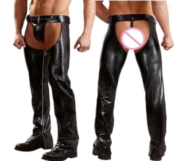 men039s pants mens pu leather long open crotch trousers gothic punk dance wear wet look jogger male casual gay clubwear5174817, Black
men039s pants mens pu leather long open crotch trousers gothic punk dance wear wet look jogger male casual gay clubwear5174817, Black