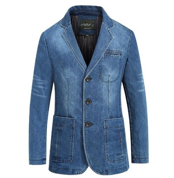 brand denim jacket men autumn blazer slim fit military single breasted turndown collar jeans coat plus size xxxxl 2203013251494, Black;brown
brand denim jacket men autumn blazer slim fit military single breasted turndown collar jeans coat plus size xxxxl 2203013251494, Black;brown