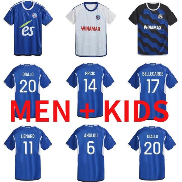 2023 2024 strasbourg soccer jerseys 23 24 men kit kids maillot de football shirts diallo gameiro aholou diarra bellegarde djiku sanson liena, Black;yellow
2023 2024 strasbourg soccer jerseys 23 24 men kit kids maillot de football shirts diallo gameiro aholou diarra bellegarde djiku sanson liena, Black;yellow