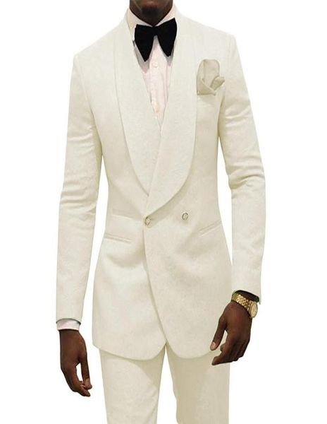 men039s suits blazers ivory jacquard groom tuxedos double breasted men shawl lapel 2 pcs groomsmen fashion jacket with pants 4721993, White;black
men039s suits blazers ivory jacquard groom tuxedos double breasted men shawl lapel 2 pcs groomsmen fashion jacket with pants 4721993, White;black