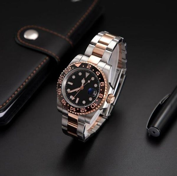 mens watch luxury designer watches reloj 40mm black dial automatic mechanical ceramic fashion classic stainless steel waterproof luminous sa, Slivery;brown
mens watch luxury designer watches reloj 40mm black dial automatic mechanical ceramic fashion classic stainless steel waterproof luminous sa, Slivery;brown
