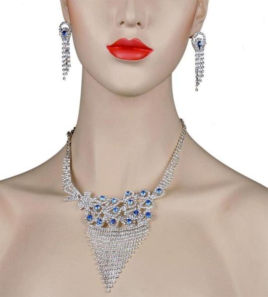 earrings necklace chran classic peacock design blue crystal bridal jewelry set elegant shining rhinestone75175305000851, Silver
earrings necklace chran classic peacock design blue crystal bridal jewelry set elegant shining rhinestone75175305000851, Silver
