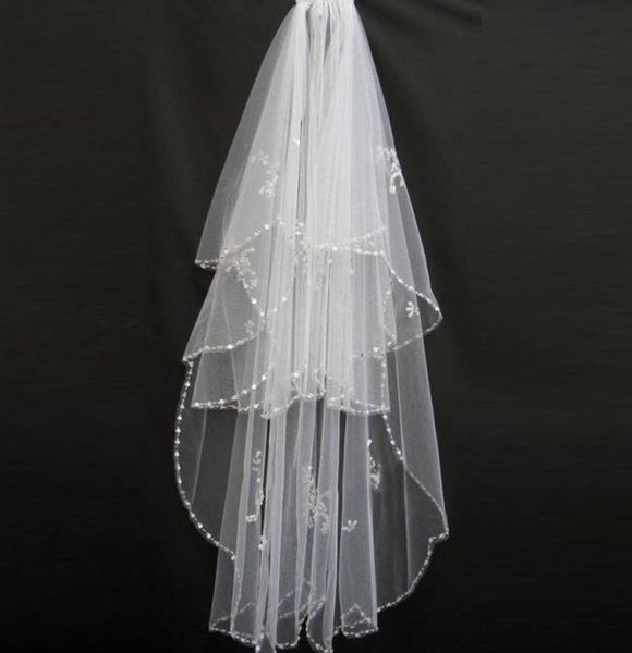 new wedding accessories whiteivory fashion veil ribbon edge short two layer bridal veils with comb cw00149245088, Black
new wedding accessories whiteivory fashion veil ribbon edge short two layer bridal veils with comb cw00149245088, Black