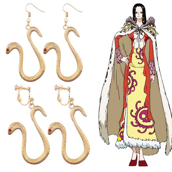 dangle chandelier anime boa hancock earrings cosplay snake eardrop women ear clip hook jewelry accessories prop 230804, Silver
dangle chandelier anime boa hancock earrings cosplay snake eardrop women ear clip hook jewelry accessories prop 230804, Silver