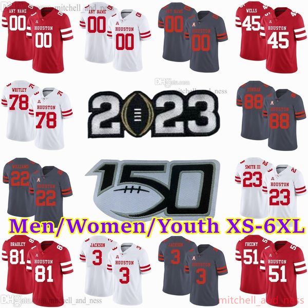 custom xs-6xl ncaa houston cougars football stitched jerseys 23 willie smith iii 78 wilson whitley 3 william jackson 37 zamar kirven 36 zair, Black
custom xs-6xl ncaa houston cougars football stitched jerseys 23 willie smith iii 78 wilson whitley 3 william jackson 37 zamar kirven 36 zair, Black