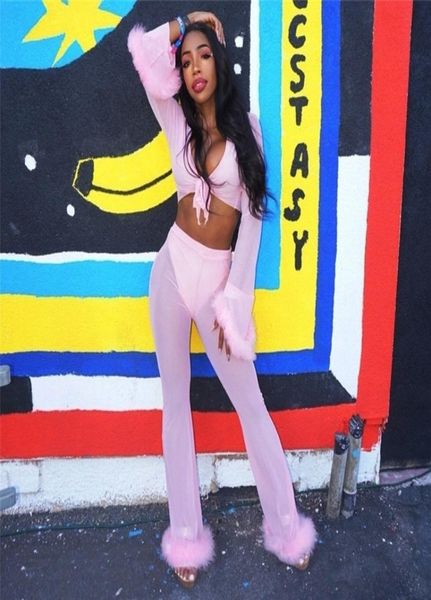 see through tracksuits two piece set women fluffy fur crop flare pants 2 piece outfits fashion sweatsuit matching sets y26302012, White
see through tracksuits two piece set women fluffy fur crop flare pants 2 piece outfits fashion sweatsuit matching sets y26302012, White