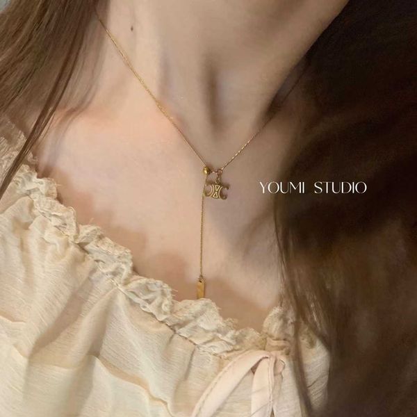 super beautiful adjustable arc de triomphe light luxury collar chain advanced temperament versatile necklace for women, Silver
super beautiful adjustable arc de triomphe light luxury collar chain advanced temperament versatile necklace for women, Silver