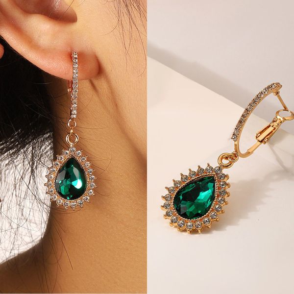 dangle chandelier water drop earrings for women green zircon retro temperament piercing eardrop ladies hanging accessories luxury jewelry 23, Silver
dangle chandelier water drop earrings for women green zircon retro temperament piercing eardrop ladies hanging accessories luxury jewelry 23, Silver