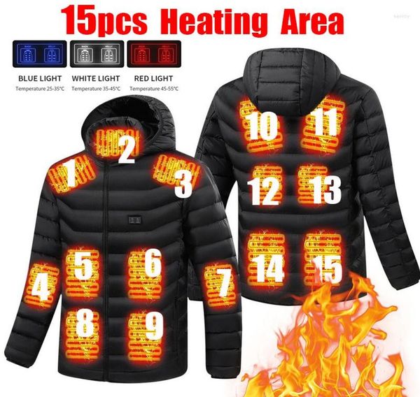 men039s vests 15pcs nwe men winter warm usb heating jackets smart thermostat pure color hooded heated clothing waterproof5183580, Black;white
men039s vests 15pcs nwe men winter warm usb heating jackets smart thermostat pure color hooded heated clothing waterproof5183580, Black;white