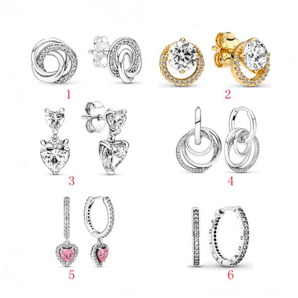 earrings designer for women pandora white bronze mother's day collection double heart sparkling halo heart stud earrings drop earring, Golden;silver
earrings designer for women pandora white bronze mother's day collection double heart sparkling halo heart stud earrings drop earring, Golden;silver