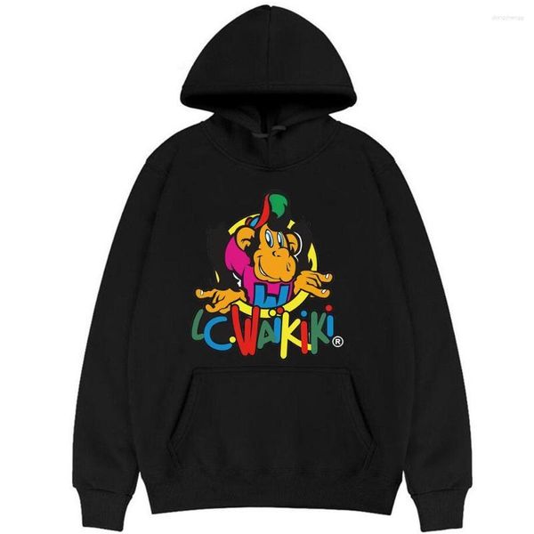 men's hoodies monkey hoodie streetwear merchandise haruku cute pattern print sweatshirt men women loose clothing, Black
men's hoodies monkey hoodie streetwear merchandise haruku cute pattern print sweatshirt men women loose clothing, Black