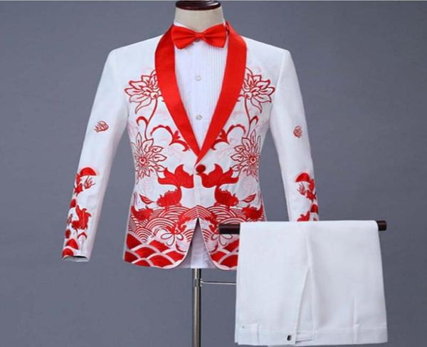 suit pant new fit slim men039s chinese suits stage host singer costumes ceremonial embroidered suit sets bridegroom weddi4899430, White;black
suit pant new fit slim men039s chinese suits stage host singer costumes ceremonial embroidered suit sets bridegroom weddi4899430, White;black