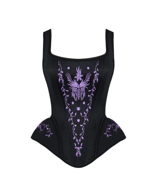 women halter neck waist bustier corset training bustier steel boned steampunk brocade embroidery overbust padded corset with 6914074, Black;white
women halter neck waist bustier corset training bustier steel boned steampunk brocade embroidery overbust padded corset with 6914074, Black;white
