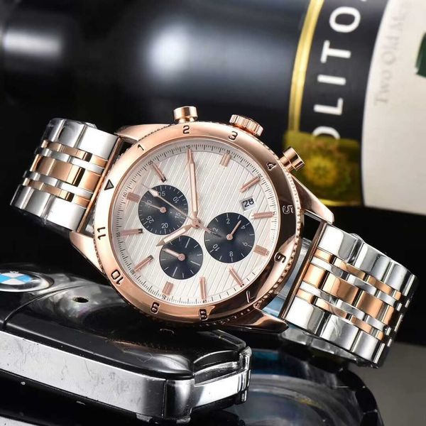 watches quartz watch centennial home steel belt leather fashion shang shou multi functional quartz centennial chronograph, Silver
watches quartz watch centennial home steel belt leather fashion shang shou multi functional quartz centennial chronograph, Silver