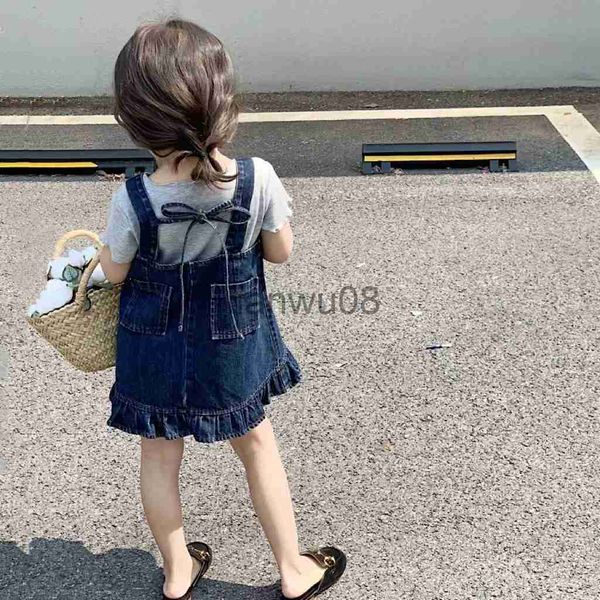 clothing sets 2022 girls kids denim dress tshirtsfashion casual baby summer clothing set children costume robe fille clothes x0803, White
clothing sets 2022 girls kids denim dress tshirtsfashion casual baby summer clothing set children costume robe fille clothes x0803, White