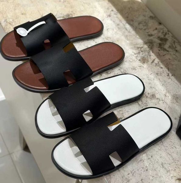 men's designer slippers h lichee pattern slides 39-45 size summer flat bottom h letter sandal slipper flip flops luxury flat solid slid, Black
men's designer slippers h lichee pattern slides 39-45 size summer flat bottom h letter sandal slipper flip flops luxury flat solid slid, Black