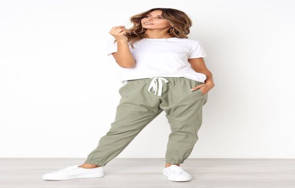 women solid color casual cargo pants ladies casual harem pant streetwear women military clothing joggers sweat pants3380791, Black;white
women solid color casual cargo pants ladies casual harem pant streetwear women military clothing joggers sweat pants3380791, Black;white