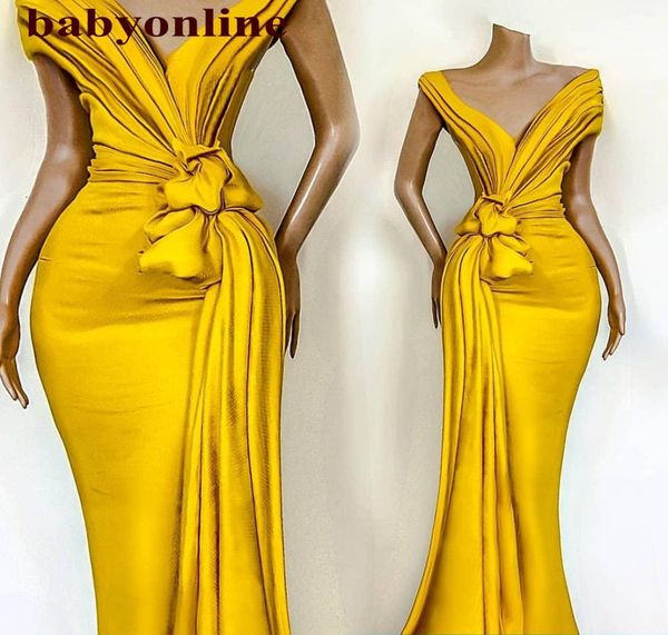 stunning yellow evening dresses pleats knoted mermaid off the shoulder formal party celebrity gowns for women occasion wear 947153, Black;red
stunning yellow evening dresses pleats knoted mermaid off the shoulder formal party celebrity gowns for women occasion wear 947153, Black;red
