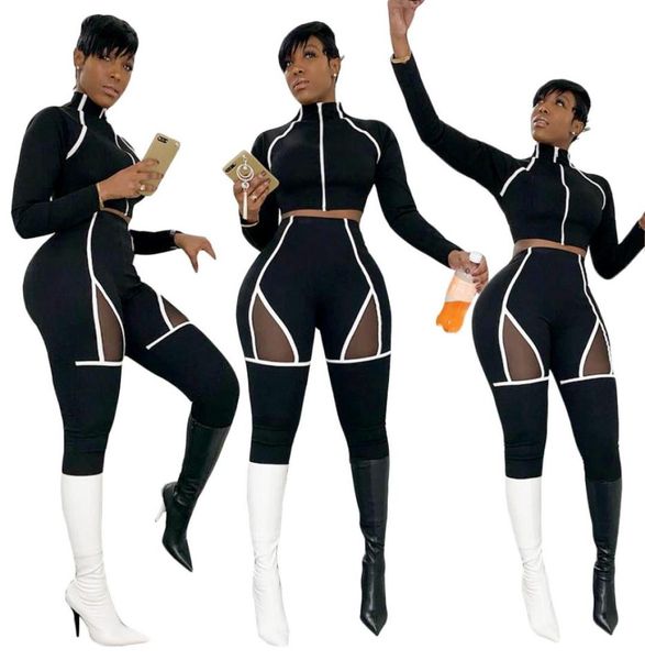 striped patchwork 2 piece pants women outfits black unique high neck long sleeve crop high waist skinny pants suits7216103, White
striped patchwork 2 piece pants women outfits black unique high neck long sleeve crop high waist skinny pants suits7216103, White