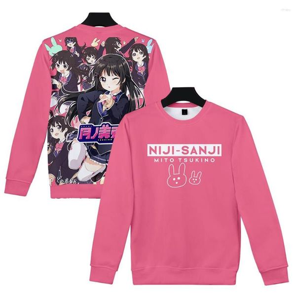men's hoodies tsukino mito o-neck sweatshirt women/men fashion long sleeve sweatshirts 3d prints casual streetwear clothes, Black
men's hoodies tsukino mito o-neck sweatshirt women/men fashion long sleeve sweatshirts 3d prints casual streetwear clothes, Black