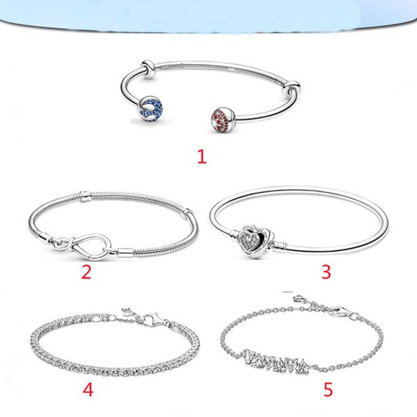 the new white copper pandora charm bracelet is suitable for classic female jewelry production fashion bracelets accessories, Black
the new white copper pandora charm bracelet is suitable for classic female jewelry production fashion bracelets accessories, Black