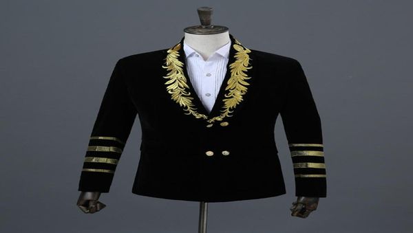men039s gold embroidery double breasted velvet suit jacket brand new shawl collar military style party stage blazer masculino7328185, White;black
men039s gold embroidery double breasted velvet suit jacket brand new shawl collar military style party stage blazer masculino7328185, White;black