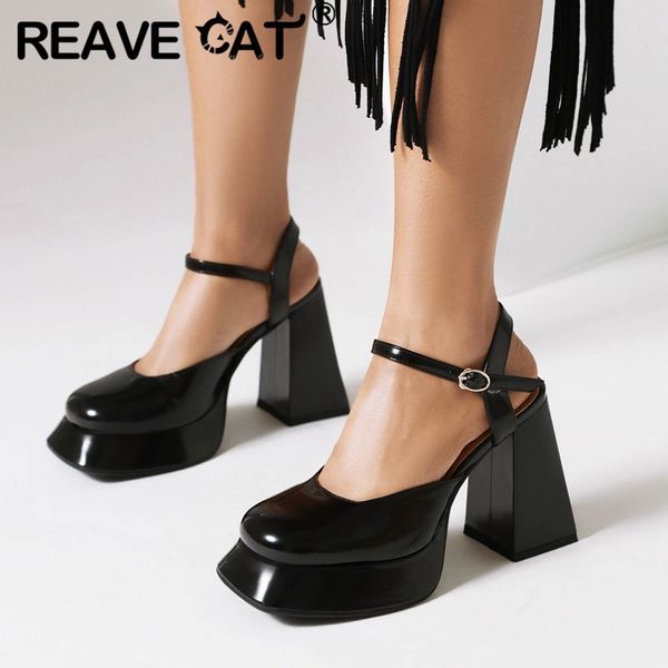dress shoes reave cat design women pumps round toe block high heels 105cm platform 3cm buckel strap sweet girls daily plus size 42 43 230803, Black
dress shoes reave cat design women pumps round toe block high heels 105cm platform 3cm buckel strap sweet girls daily plus size 42 43 230803, Black