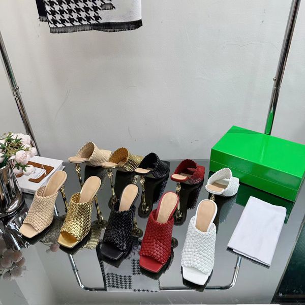 knot mule sandal summer women knot metal braid metal high-heeled shoes designers leather rubber fashion square head sandal size 34-41, Black
knot mule sandal summer women knot metal braid metal high-heeled shoes designers leather rubber fashion square head sandal size 34-41, Black