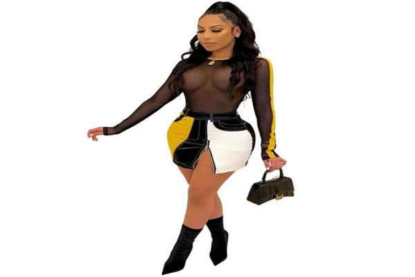 casual dresses patchwork mesh transparent dress for women club wear bodycon long sleeve zipper elegant see through party mini5516287, Black;gray
casual dresses patchwork mesh transparent dress for women club wear bodycon long sleeve zipper elegant see through party mini5516287, Black;gray