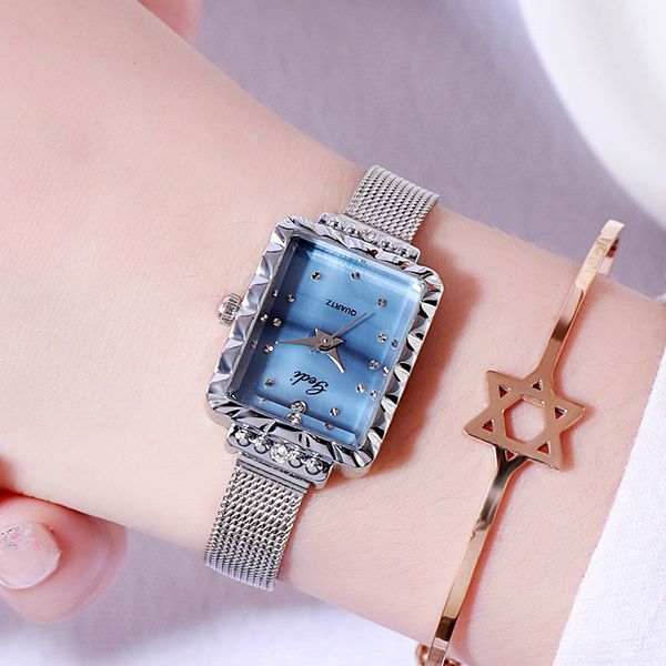 womens watches watch luxury casual design stylish net with square simple waterproof quartz 21mm watch, Slivery;brown
womens watches watch luxury casual design stylish net with square simple waterproof quartz 21mm watch, Slivery;brown