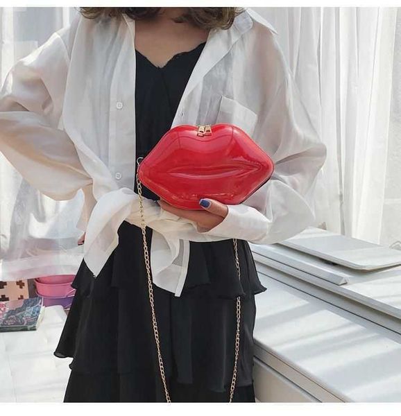 evening bags 2023 new personalized lip versatile women s bag chic chain one shoulder crossbody korean mini girls small 230804
evening bags 2023 new personalized lip versatile women s bag chic chain one shoulder crossbody korean mini girls small 230804