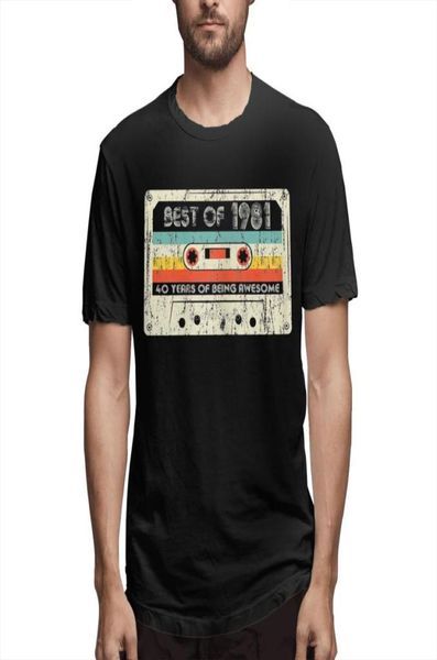 men039s tshirts 40 years old in 1981 arrival tshirt 40th birthday gifts of cassette tape retro vintage cotton for men shirts9020577, White;black
men039s tshirts 40 years old in 1981 arrival tshirt 40th birthday gifts of cassette tape retro vintage cotton for men shirts9020577, White;black