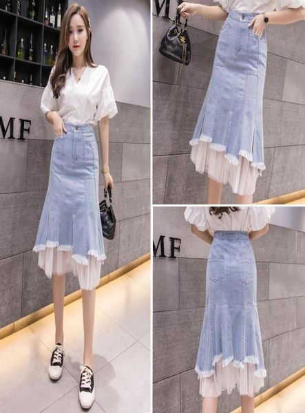 skirts summer women knee length skirt elastic high waist plus size korean version style beautiful blue fashion jeans 090015162548, Black
skirts summer women knee length skirt elastic high waist plus size korean version style beautiful blue fashion jeans 090015162548, Black