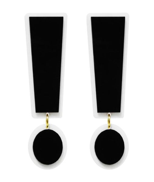 fashion super large black white acrylic symbol exclamation point dangle earring for womens trendy jewelry hyperbole accessories5755495, Silver
fashion super large black white acrylic symbol exclamation point dangle earring for womens trendy jewelry hyperbole accessories5755495, Silver