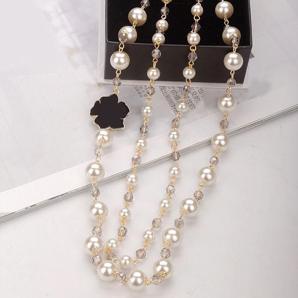 trendy long pearls necklace women flower number 5 necklace wedding valentines day gift, Silver
trendy long pearls necklace women flower number 5 necklace wedding valentines day gift, Silver