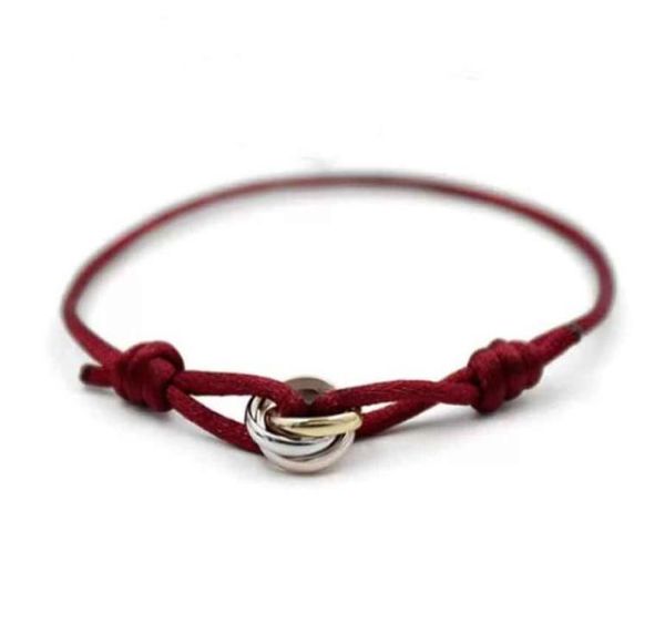 316l stainless steel trinity ring string bracelet three rings hand strap couple bracelets for women and men fashion jewelry famous9511940, Black
316l stainless steel trinity ring string bracelet three rings hand strap couple bracelets for women and men fashion jewelry famous9511940, Black