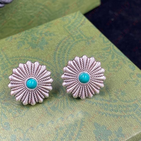 designer stud ancient silver material inlaid with turquoise small daisy earrings for women, simple fashion high sense, gift, Golden;silver
designer stud ancient silver material inlaid with turquoise small daisy earrings for women, simple fashion high sense, gift, Golden;silver
