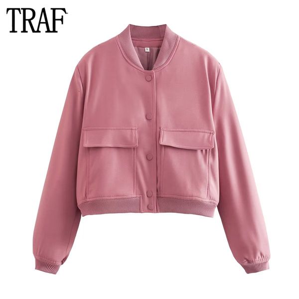 women's jackets traf bomber jacket women pink cropped jacket woman streetwear oversize jackets for women coats long sleeve female jacke, Black;brown
women's jackets traf bomber jacket women pink cropped jacket woman streetwear oversize jackets for women coats long sleeve female jacke, Black;brown